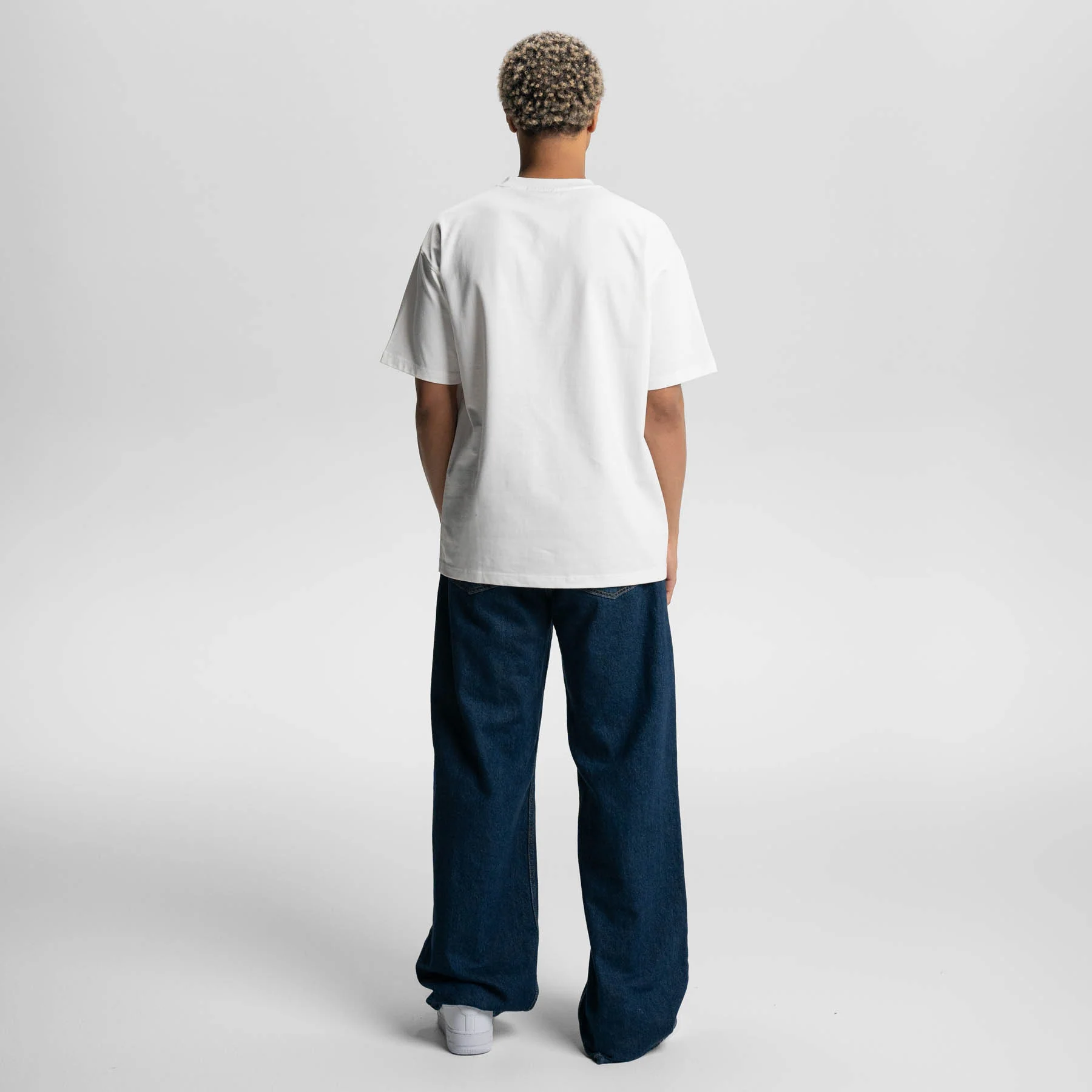 All White 3-Pack - Heavy Loose Fit T-Shirt - Image 9