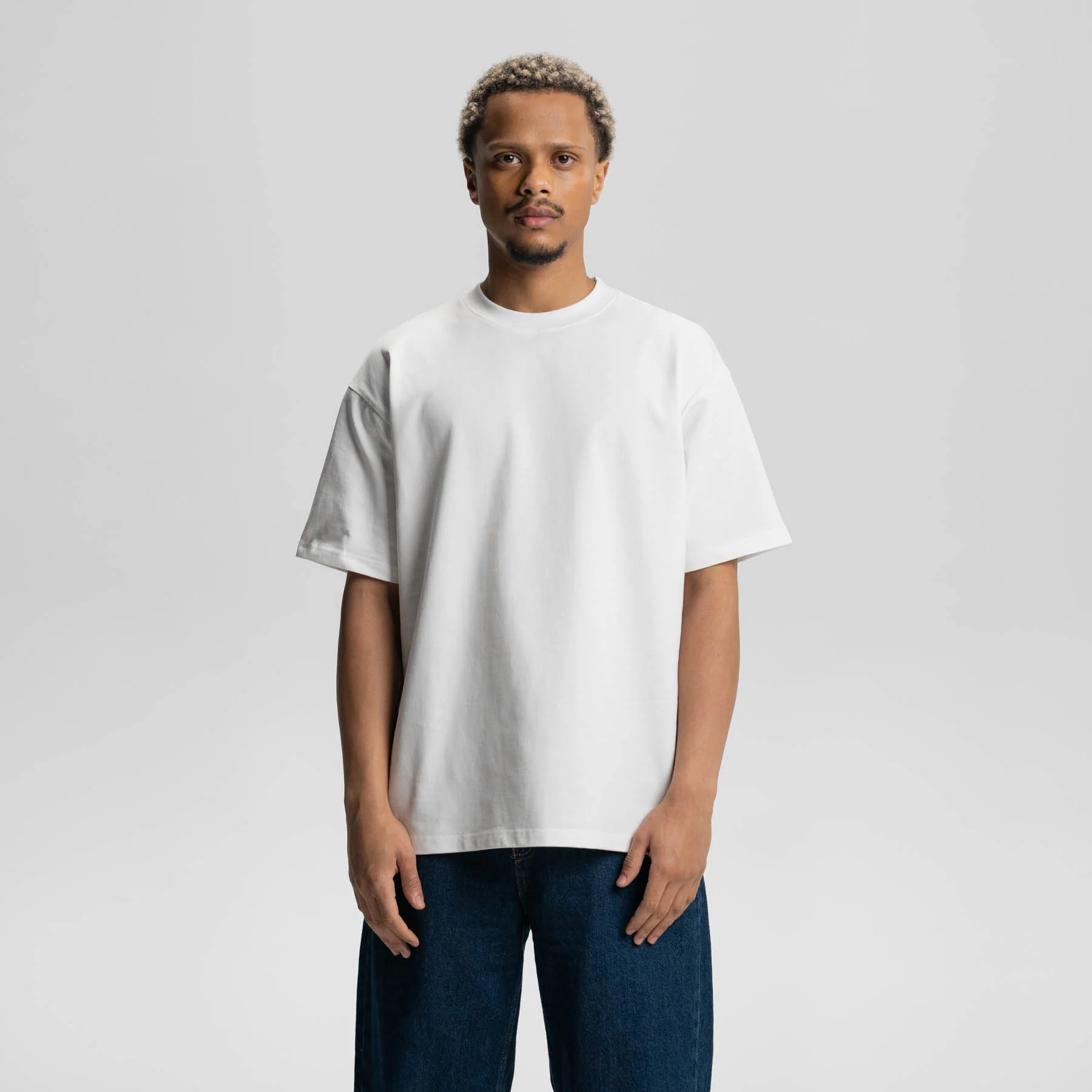 All White 3-Pack - Heavy Loose Fit T-Shirt - Image 6