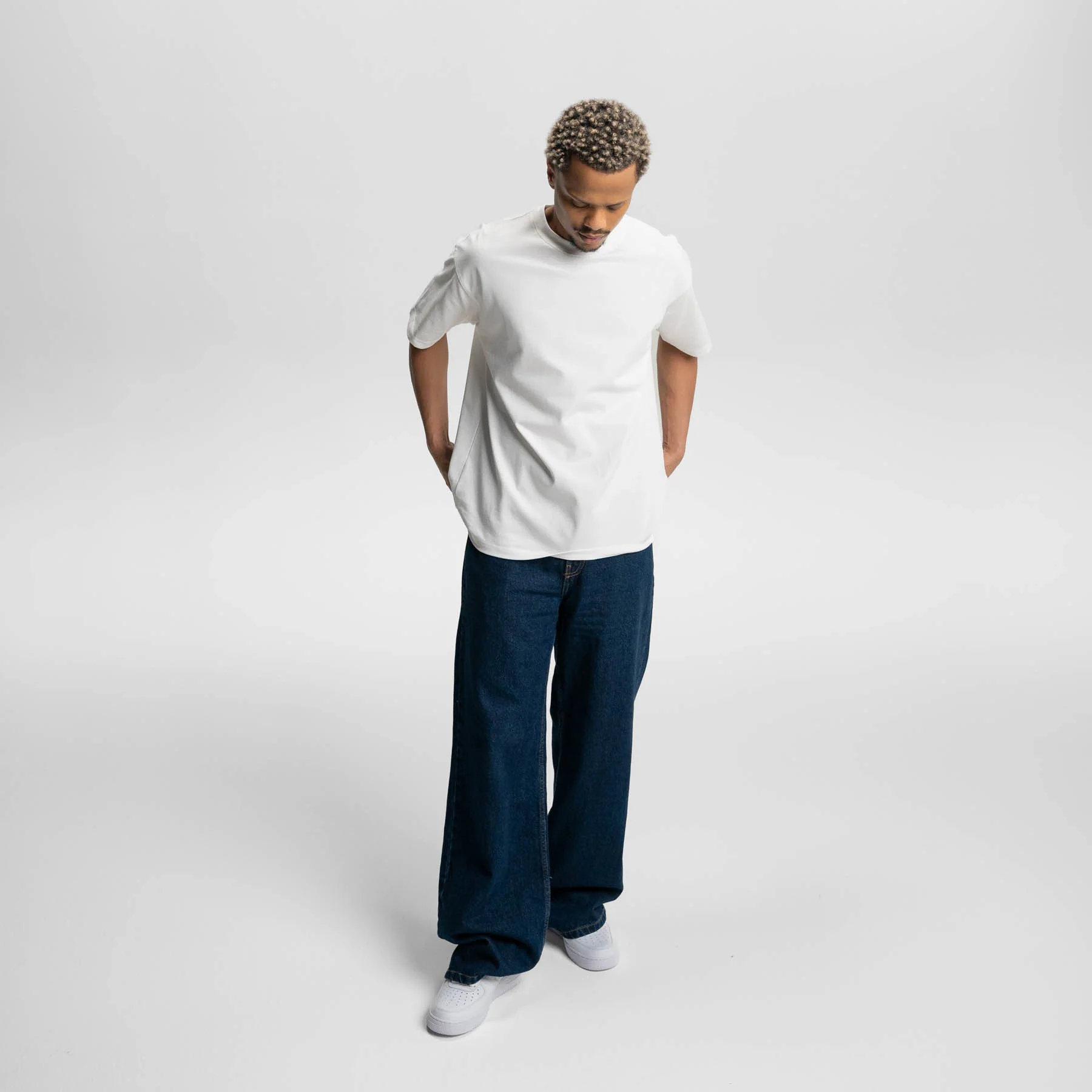 All White 3-Pack - Heavy Loose Fit T-Shirt - Image 5