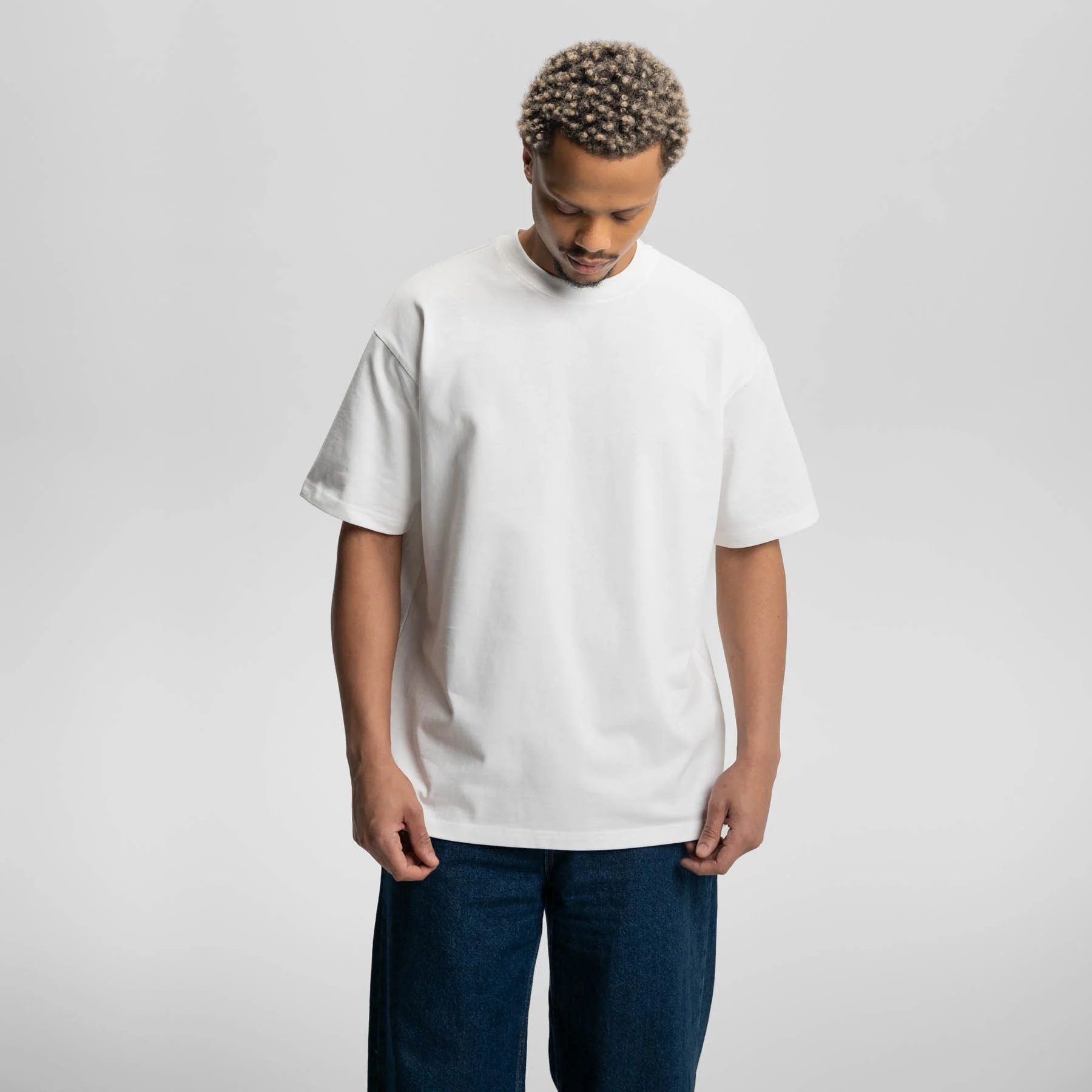 All White 3-Pack - Heavy Loose Fit T-Shirt - Image 7