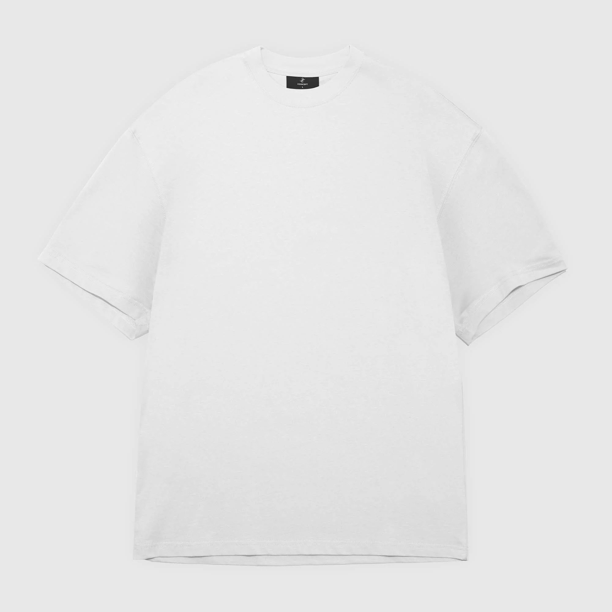 All White 3-Pack - Heavy Loose Fit T-Shirt - Image 11