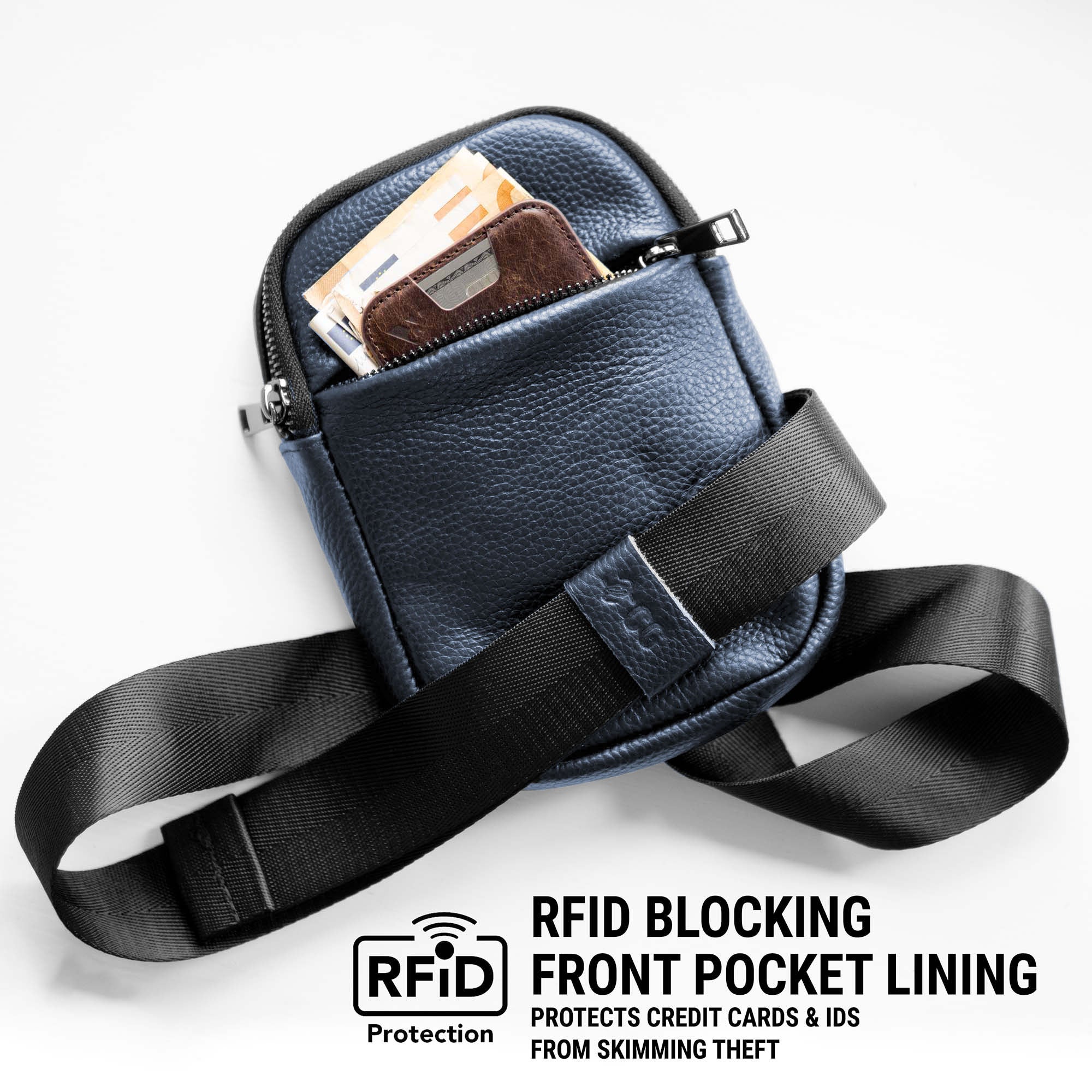 Travel Sling Bag | Leather - Image 20