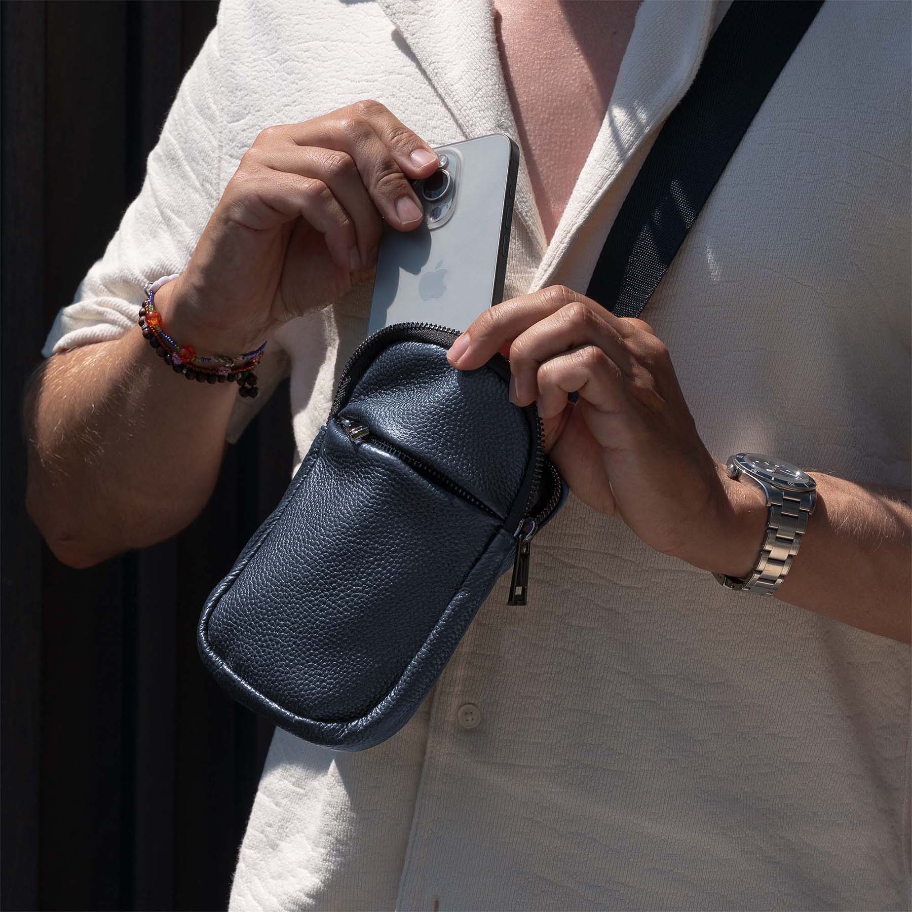 Travel Sling Bag | Leather - Image 21