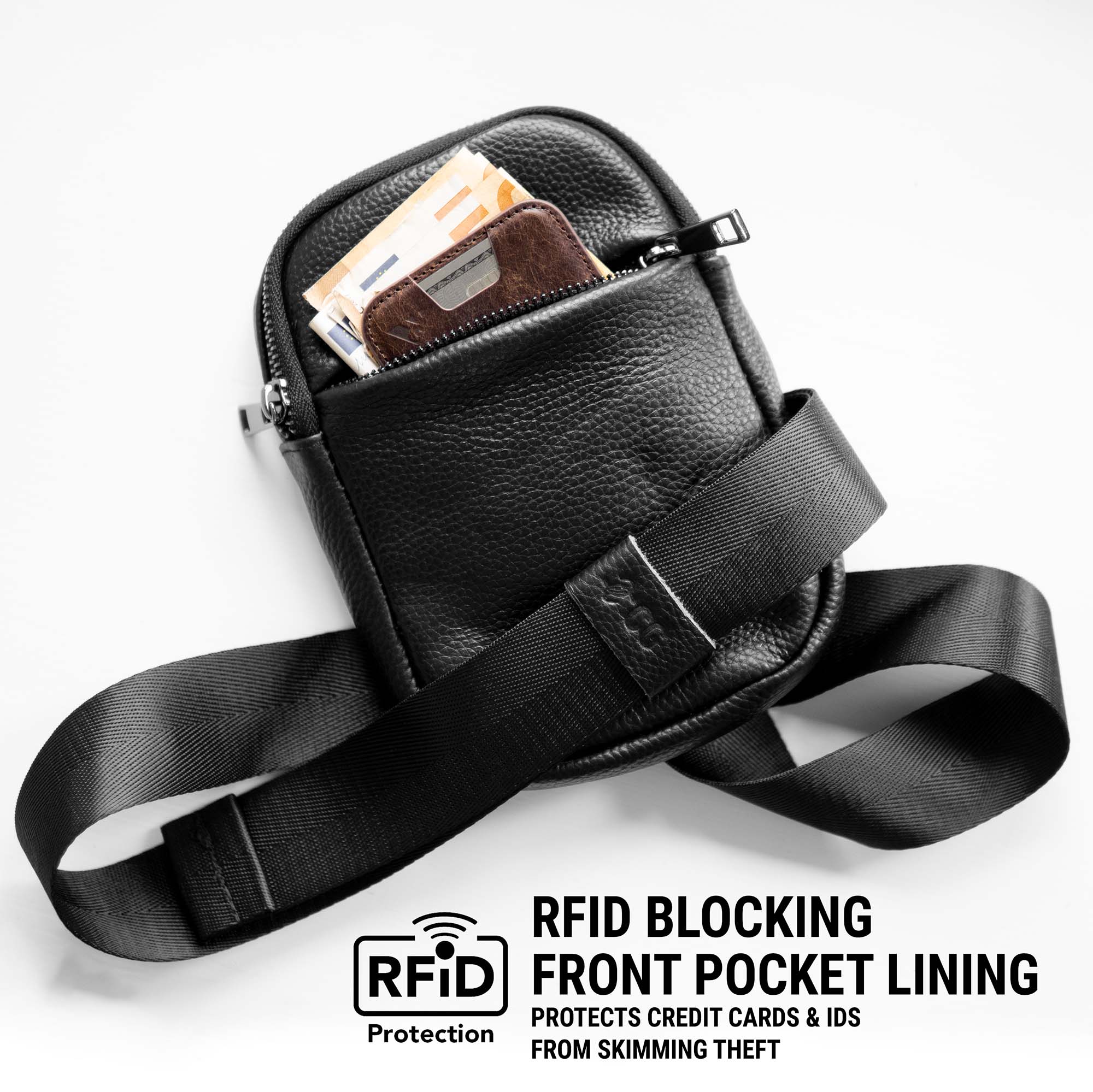 Travel Sling Bag | Leather - Image 8